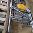 Scaffolding Work Platform, Rolling Scaffolding with Wheels, Scaffold for Building Construction, Interior Painting, Home Improvement71.0" Height, 500LBS Capacity, Silver)
