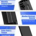 42577928 Roof Exterior Trim Molding Front Left Driver Side Fit for Buick Encore 2013-2021, Fit for Chevrolet Trax 2015-2021, Left Side, 95276291 96965830