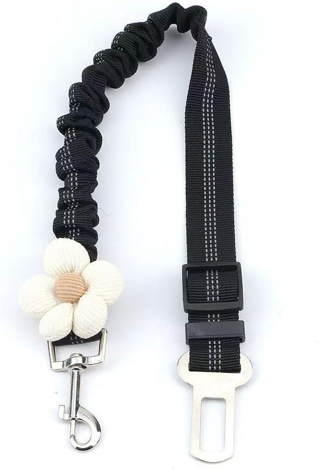 3 x Pet car seat Belt, Adjustable Safety Leash, Suitable for Small, Medium, and Large Dogs, Tear-Resistant, Adjustable Elastic seat Belt 1