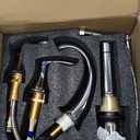 Bathroom Sink Faucet, Faucet for Bathroom Sink, Widespread Chrome Bathroom Faucet 3 Hole with Stainless Steel Pop Up Drain and cUPC LeadFree Hose  (Chrome 2 Packs)