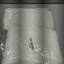 Lace Curtains - Sheer Floral Ruffle Curtains for Window Privacy Rod Pocket Light Filtering, 59"W x 45"L (Pack of 2), Cream