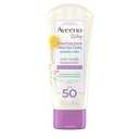 Aveeno Baby Continuous Protection Zinc Oxide Mineral Sunscreen Lotion for Sensitive Skin, Broad Spectrum SPF 50, Tear-Free, Sweat- & Water-Resistant, Paraben-Free, Travel-Size, 3 fl. oz