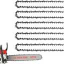 5 Pack Chainsaw Chain 16 Inch 3/8" LP Pitch .043" Gauge 56 Drive Links Fits EGO Power+, DeWalt, Greenworks, Poulan, Craftsman, Echo and more