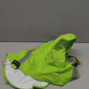 NACOCO Large Dog Raincoat Adjustable - Pet Water Proof Clothes Lightweight Rain Jacket Poncho Hoodies with Strip Reflective (M, Green)
