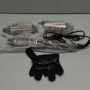 Thermal Brush Set 3-in-1 Curling Iron Brush Set, Dual Voltage 110-220V Thermal Hair Brush with 11 Temp Settings, 3 Interchangeable Travel Curling Irons (1.25, 1.5, & 1.75" Barrels) (Pink)