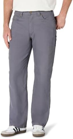 Amazon Essentials Men's Relaxed-Fit Carpenter Utility Pant with Tool Pockets - Discontinued Colors, Grey, 36W x 30L