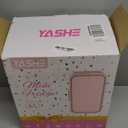 Mini Fridge, 6 Liter/8 Can 110V AC/DC Portable Thermoelectric Cooler Refrigerators for Bedroom, Skincare, Beverage, Office, Dorm Room and Car, Pink