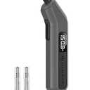 Tire Pressure Gauge Digital 200 PSI, HYVOHEX Tire Gauges for Tire Pressure with AAA Batteries, Visual LED Display Tire Gauge with Backlight, Digital Tire Gauge for Car Truck Motorcycle Bicycle (Grey)