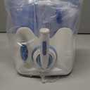 H2ofloss Dental Water Flosser for Teeth Cleaning With 12 Multifunctional Tips & 800ml Capacity, Professional Countertop Oral Irrigator Quiet Design(HF-9 whisper) (White)