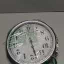 45MinST 12 Inch Indoor/Outdoor Retro Round Waterproof Wall Clock with Thermometer, Silent Non Ticking Battery Operated Quality Quartz Wall Clock Home/Patio Decor(Silver F)