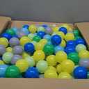 Ball Pit Balls for Toddlers, 100/200/500 Pack – Crush Proof, BPA Free & Non-Toxic Safe Play Toys for Boys & Girls Play Tent, Kiddie Pool, Backyard, Birthday Party Decoration