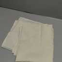 Hiasan Small Tablecloth for Square Tables - Waterproof and Spillproof Washable Fabric Table Cloth for Dining Room Kitchen Party (Ivory, 40 x 40 Inch)