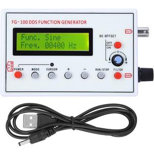 Function Generator -FG100 DDS Function Generator Sine Frequency 1HZ500KHz Counter Signal Source Generator Meter