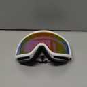 findway Kids Ski Goggles for Boys Girls Youth-OTG Anti-Fog Over Glasses Kids Snow/Snowboard Goggles (Revo Rainbow)