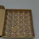 Meconard G40 1.57 Inch Led Replacement Light Bulbs, E12 Screw Base Shatterproof LED Small Globe Light Bulbs for Outdoor String Lights, 1Watt Equvalent to 5 Watt Incandescent Bulbs, Warm White, 25Pack