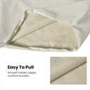 Fall Pillow Covers 16x16 Inch Set of 2,Grey Pumpkin Throw Pillows Case,Gray Stripes Autumn Outdoor Decorative Square Linen Farmhouse Harvest Decor Cushion Covers for Home Sofa Bed Couch