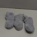 Busy Socks Women Warm Merino Wool Hiking Socks, Men's Low Cut Padded Anti-Blister Performance Mountain trekking Socks, Light Grey, Medium, 3 Pairs