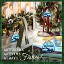 5 x Swimming Xmas Ornament 2025 - Wood Acrylic Christmas Medal Ornament for Swimmers - Pool Sports Gift for Athletes, Teens, Coaches, Boys & Girls