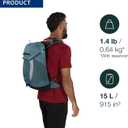 Osprey Sportlite 20L Lightweight Hiking Backpack with Hydraulics Reservoir for Men & Women - Everyday Hydration Travel Bag, Torrent Blue