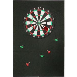 Dart Board Wall Protectors 36''x24'': Large Dartboard Surround Backboard Behind Dart Board Wall Backing