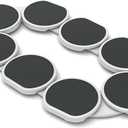Full Set - Dark Gray - The First Patented Lazy Susan Turntable Expandable for Rectangular & Oblong Tables - Kitchen & Dining Tables - Great Gift! Parties & Gatherings, Dark Grey
