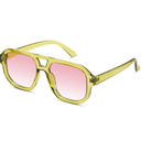 livho Trendy Polarized Square Aviator Sunglasses Women Men Square Eyewear Frame, Retro Sun Glasses for Women Men 2025 Shades