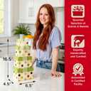 Broadway Basketeers Gift Basket Tower | Gourmet Food Gift Basket with Sweet & Savory Treats | Perfect Thank You Gift Baskets for Birthdays, Holidays, and Celebrations | Premium Snack Gifts