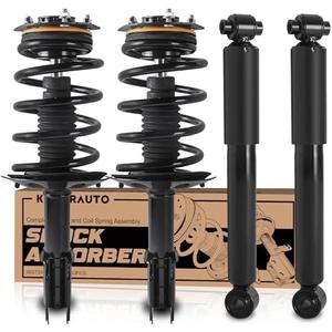KUIPERAUTO Front and Rear Struts Assembly Shock Absorbers 172113 39052 Compatible for 2002-2007 Buick Rendezvous Compatible for 2001-2005 Pontiac Aztek Coil Spring Shock Absorbers