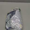 Blooming Jelly Womens High Waisted Bikini Sets Drawstring Tummy Control Swimsuits Crisscross Tie Back Bathing Suit (Medium, Metal-striped Blue)