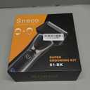 Electric Razor for Men, Waterproof Foil Shaver with Beard Trimmer and Body Groomer, Rechargeable with Charging Stand
