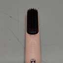 Cordless Hair Straightener Brush - Portable Hair Straightening Brush for Travel - 300M Negative Ions for Frizz-Free Shine, Touch Up On-The-Go, Fast Heating, Gift for Women, 10,000mAh, Powder Pink