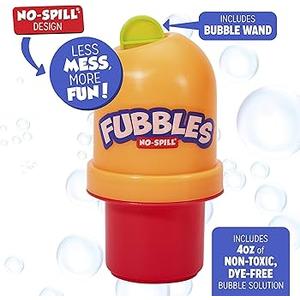 Little Kids Fubbles No-Spill Tumbler Includes 4Oz Bubble Solution And Bubble Wand  