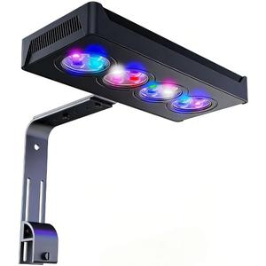 60W Full Spectrum Reef LED Light for Coral Dimmable Saltwater Aquarium Light for SPS & LPS with Sunrise, Sunset & Moonlight Nano Reef Tank 2036" Up to 60 Gallons