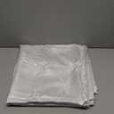 Tegeme Winter Snowflake Tablecloth Metallic Jacquard Rectangle Tablecloth Polyester Fabric Table Cloth for Winter Holidays, Dinner, Parties(White,60" X 240")