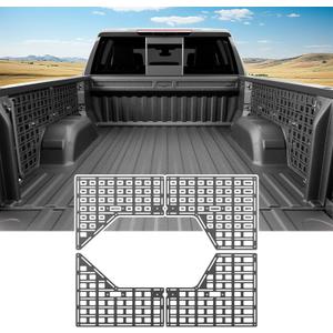 SZYANG 5.8FT Side Bed Molle Panel Compatible with 19-25 Silverado GMC Sierra Truck Panel System Replacement for 2019-2025 Chevy Silverado Accessories