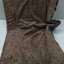 Bedsure Washable Large Dog Bed for Crate, Faux Fur Dog Crate Pad for Large Breed, Plush Soft Comfort Dogs Sleeping Mat, Anti-Slip Pet Kennel Pad, 35" x 23", Dark Grey