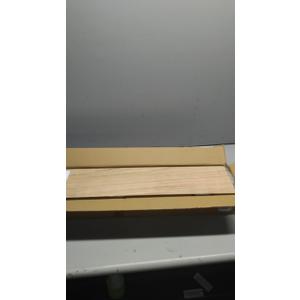 Wood Floating Shelves for Wall, Rustic Wall Shelves for Bedroom, Wall Mounted Floating Shelf, Set of 4 Light Walnut 36 Inch