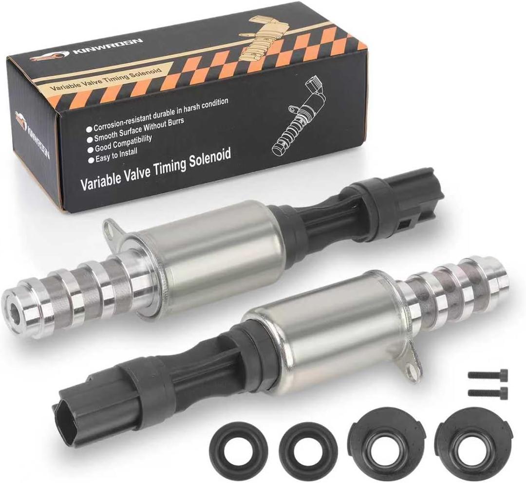 Camshaft Position Actuator Solenoid Variable Valve Timing Solenoid Kit Compatible with Ford, Lincoln and Mercury Expedition, F150, F250, F350, F450 3V 4.6L 5.4L Replace for 8L3Z-6M280-B