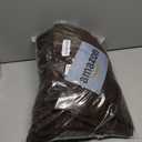 chouyatou Women Elegant Notched Collar Double Breasted Wool Blend Over Coat (Small, Coffee)