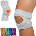 Knee Brace for Knee Pain Relief Adjustable Compression Support with Open Patella Gel Pad & Dual Side Stabilizers, Breathable Sleeve for Meniscus Tear, ACL PCL, Arthritis, Running, Workout, Large
