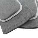 JUMISEE Kids Boys Girls Anti-Slip Padded Sponge Protective Knee Pads, Flexible Elastic Knee Brace Knee Support for Dance Football Volleyball Skating Basketball Sports for Teenagers (XS (4-7 Years Old), Grey)