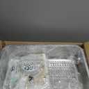 19.7''x13.8''x6'' Stainless Steel Sifting Litter Box for Pine Pellets, Stainless Steel Litter Box for Sifter Litter Pan System, Metal Litter Tray with Pee Pad and Scoop, Odor Control, Easy Cleaning