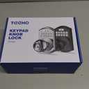 TEEHO TE003 Keyless Entry Keypad Door Lock with Handle, Electronic Digital Smart Locks for Front Door, Smart Door Knob with Code for Bedroom with Interior Locks, Auto Lock, Passage Mode, Satin Nickel