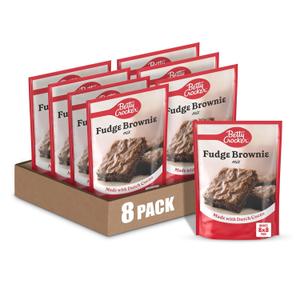 Betty Crocker Ready to Bake Fudge Brownie Baking Mix, 10.25 oz. (Pack of 8) Best By: 26-11-2026