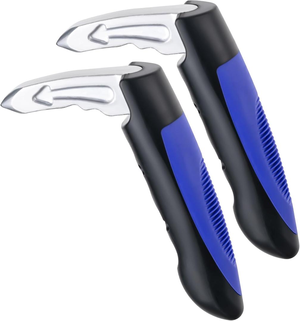 Car Door Handle for Elderly, Car Handle Assist Support for Handicapped, Portable Auto Cane for Seniors, Multifunctional Vehicle Door Latch Handles, Car Gadgets for Disabled Drivers (Blue-2Pcs)