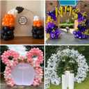 Chamvis Round Backdrop Stand, Balloon Garland Arch Backdrop Stand Metal Balloon Arch Stand Wedding Arch Photo Background: for Baby Shower Birthday Party Supplies Decorations