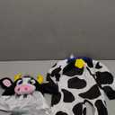 Spooktacular Creations Unisex Baby Cow Costume Jumpsuit Outfit with Milking Bucket for Infant Child Boys and Girls Halloween Costume Cosplay, Trick or Treat Farm Party Dress Up (12-18 Months)