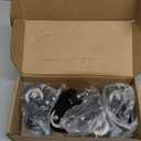 POWERTEC 2 Inch Caster Wheels Set of 4, 3/8"-16 x 1 Stem Casters - 2 Casters W/Dual Locking Break - Heavy Duty 350 lbs, 360 Swivel, PU Castor Wheels for Furniture, Carts, Trolleys, Toolboxes (17220)