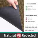 Arotive Front Door Mat Indoor Outdoor Entrance, Heavy Duty Non-Slip Rubber Doormats, Low Profile, Easy Clean, Dirt Trapper Entryway Floor Mats for Outside, Garages and Patios, 29.5x17, Light Brown