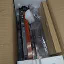 Record Player Turntable Wireless Output Vintage Vinyl Player Aluminium Platter Carbon Fiber Tonearm Belt-Drive 33 45 RPM Phono Audio AT-3600L MM Cartridge RCA Line Anti-Skate Pitch Control Walnut Red